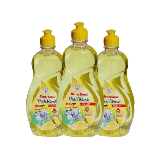 BETTER SHINE DISH WASH 500 ML (PACK of 3)